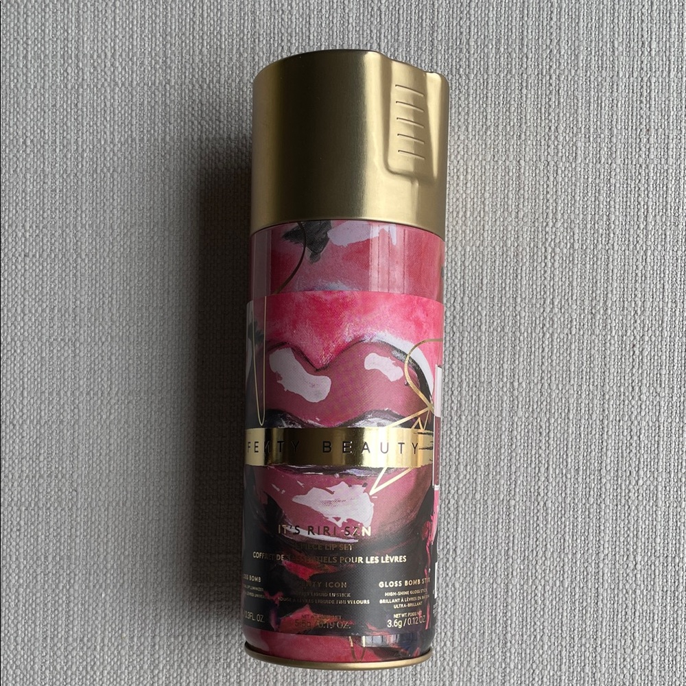 FENTY Beauty It`s Riri-szn Lip Set Gloss Bomb Icon Lipstick Gloss Stix - Picture 2 of 16